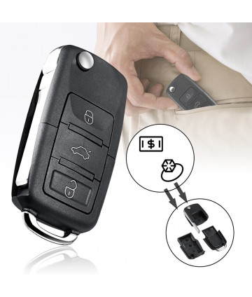 Car Key Safe Compartment Container Secret Hide Hollow Stash Tool Safe Storage Key Container Key Case For Car For Clubs