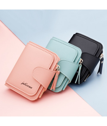 Women Wallet Black/blue/pink Short Female Purse Fashion Credit Card Holder Wallet Case PU Leather Coin Purse 2022 Money Card Bag